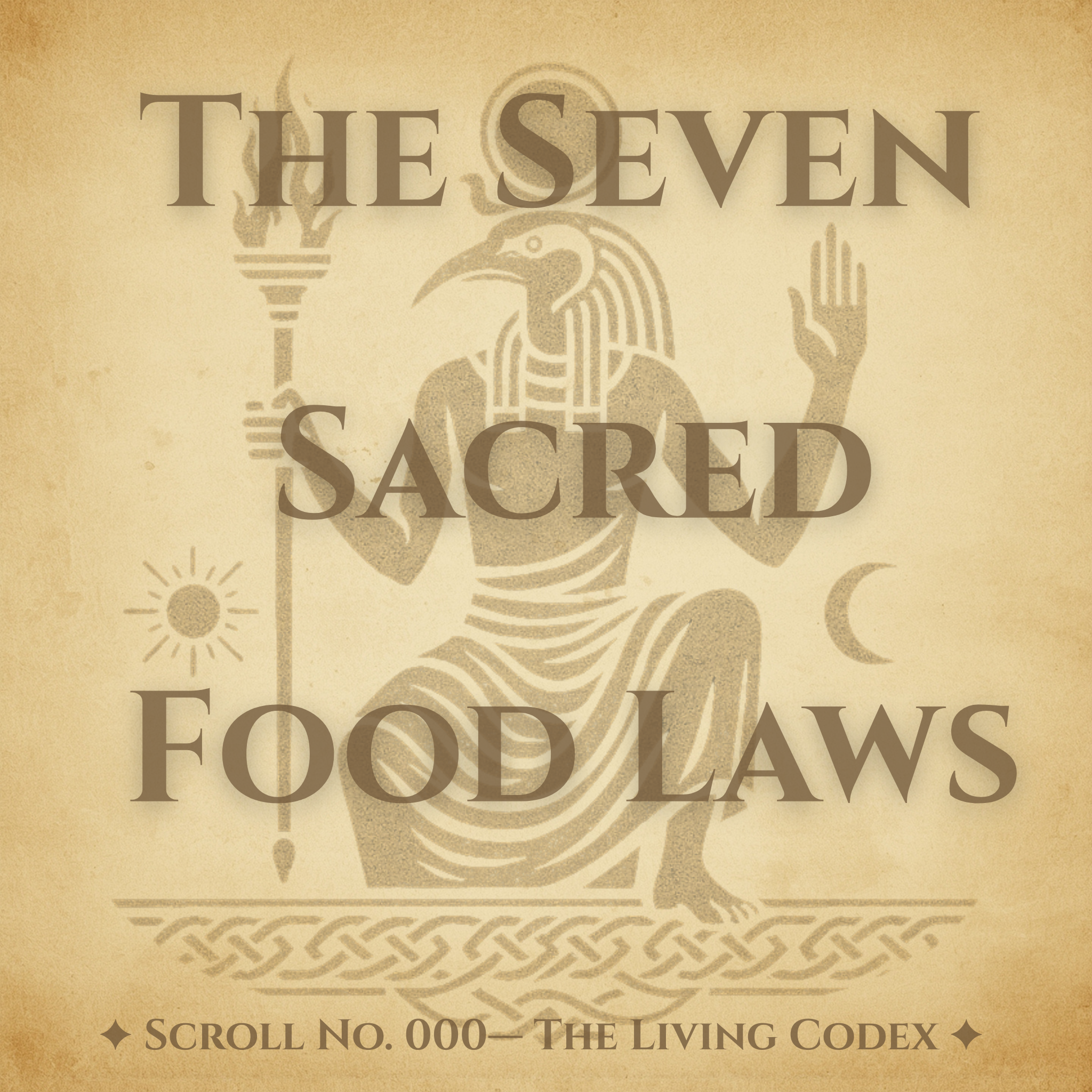 The Seven Sacred Food Laws
